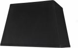 Transitional Rectangle Hardback Shape Spider Construction Lamp Shade in Black