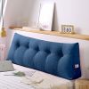 SOGA 120cm Blue Triangular Wedge Bed Pillow â€“ Bedside Backrest Cushion