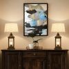 20.5in Black Gold Farmhouse Bedside Table Lamp, Suitable For Living Rooms, 3-Way Dimmable Touch Modern Bedside Table With 2 Lights For Bedrooms, Homes