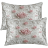 Pink Rose Pillow Case White Romance Pillow Covers Pure and loving Decorative 2 Pillowcases(temu can only be self-picked up)