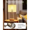 Lamp Rewire Kit, E26 Lamp Socket with 12 ft Matching Cord, Antique Bronze Finish, Lamps Making Kit with All Essential Hardware