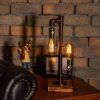 Nebula Steampunk Handmade Vintage Adjustable Pipe Lamp