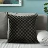SOGA 30cm Urban Light Luxury Dark Green Checkered Lumbar Throw Pillow â€“ Decorative Cushion for Sofa, Bed, Living Room, or Modern Home DÃ©cor Accent