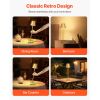 Cordless Table Lamp, 2-Pack, 5200mAh Built-in Rechargeable Battery Desk Lamp, 3 Color Stepless Dimming Up, 3000-6500K Color Temperature