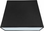 Transitional Rectangle Hardback Shape Spider Construction Lamp Shade in Black