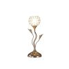 Modern Simply Glam Metal Table Lamp for Bedroom Decor