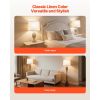 Lamp Shade 2 Set, 11 in Top x 13 in Bottom x 10 in High (Spider Fitter), Medium Lampshade with Harp
